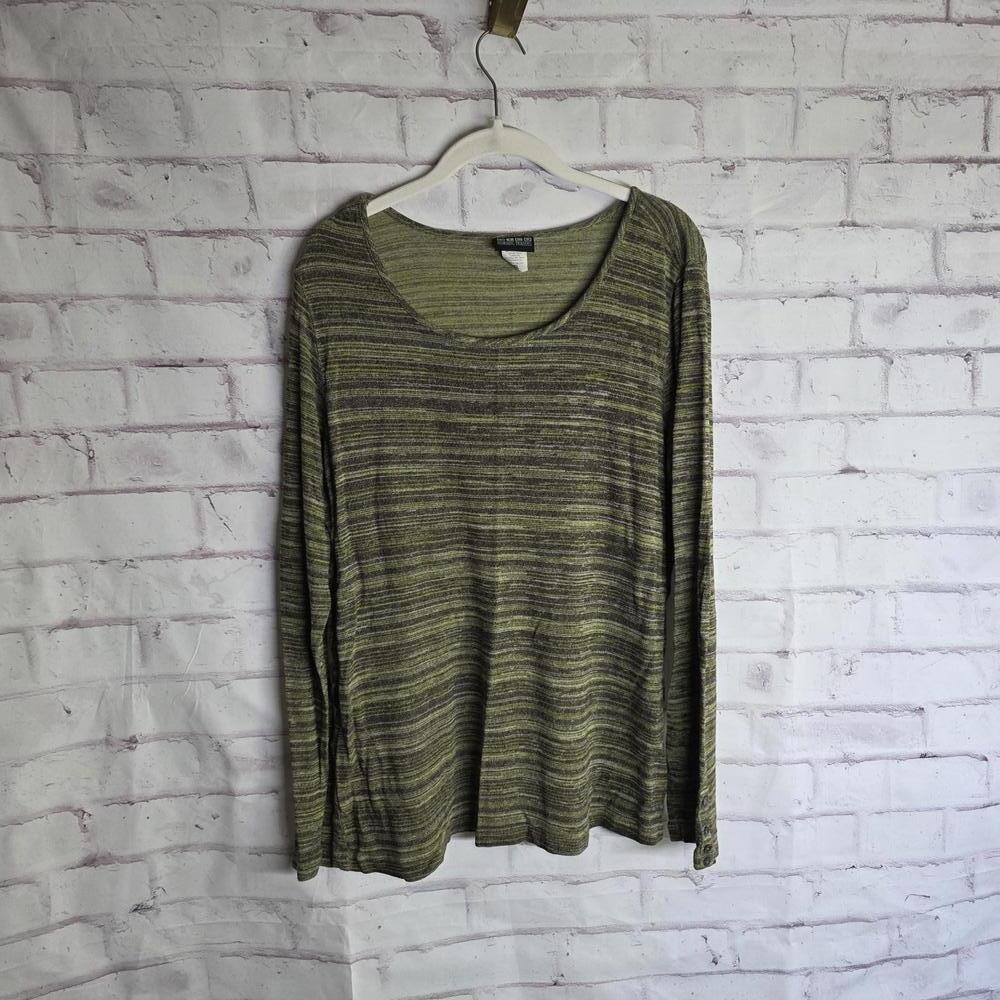 Green Stripe Long Sleeve